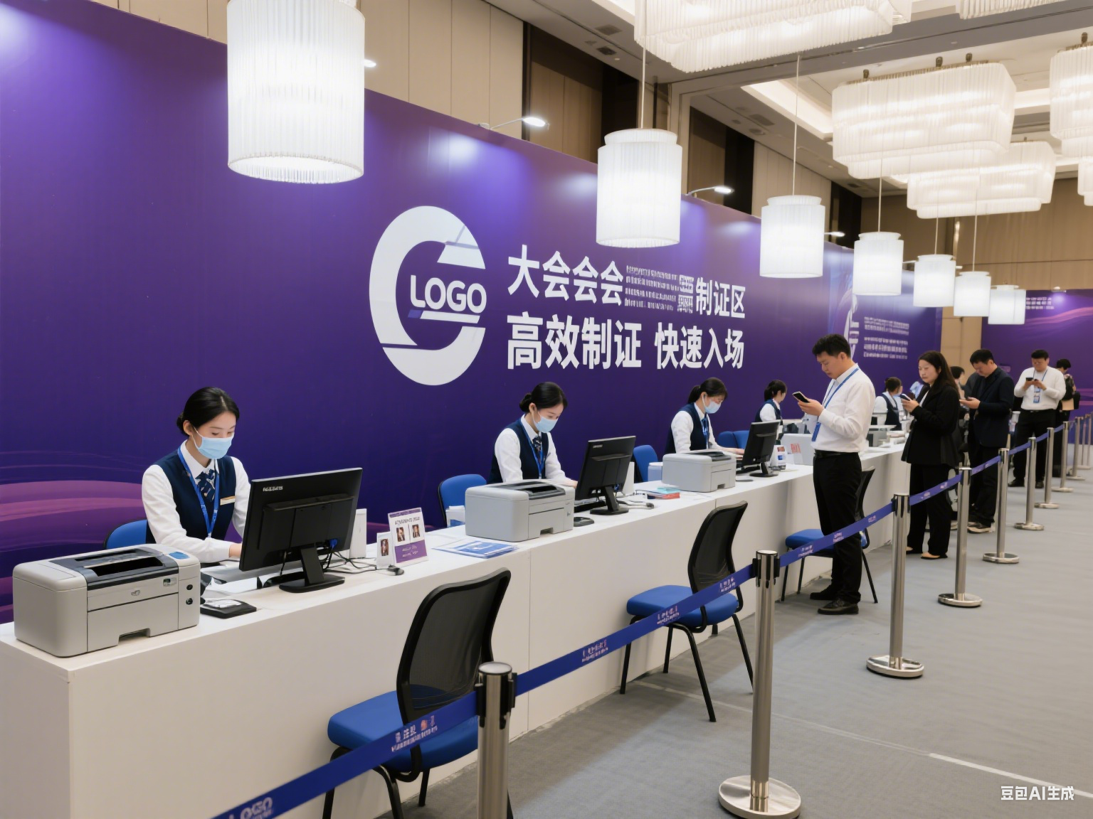 现场制证：让每一张胸卡都成为会议品牌的“移动广告牌”