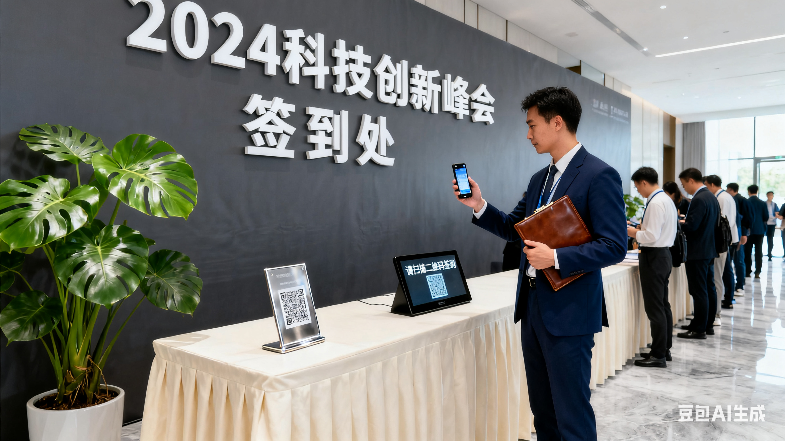 二维码签到究竟能为主办方省下多少人力与预算？